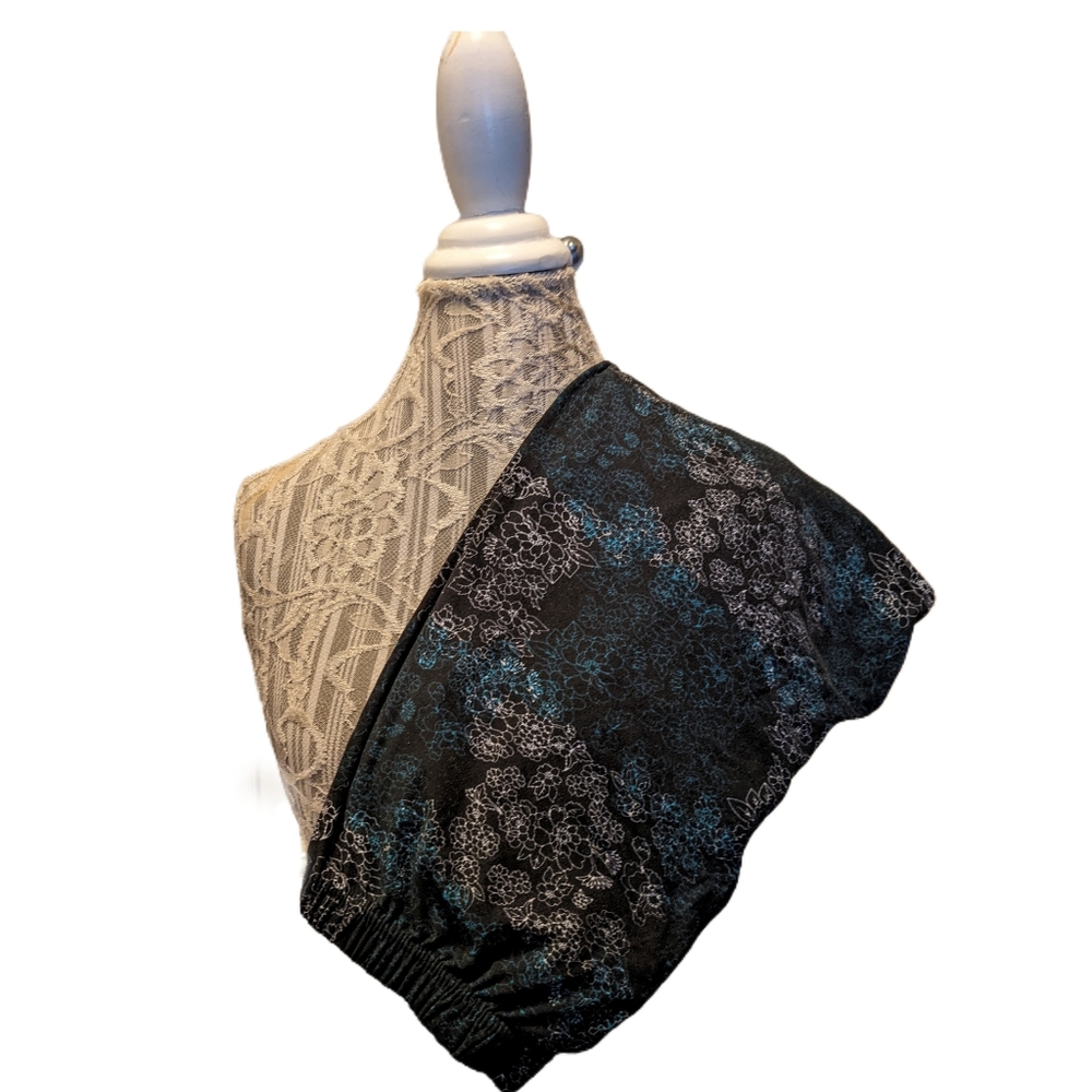Agnes & Dora Sz. L Black Blue Buttery Soft Leggings Retired